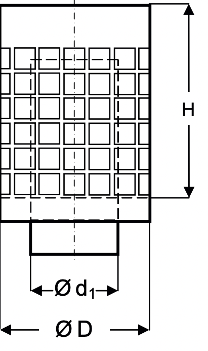 DKDM-200 - Stalen dakkap - gegalvaniseerd - mesh - Ø 200mm